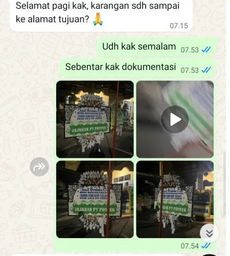 Pengiriman Papan Bunga Selamat Blerong Guntur