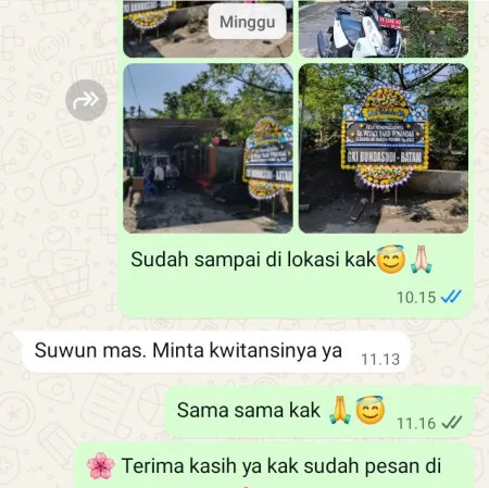 Pengiriman Papan Bunga Duka Blerong Guntur