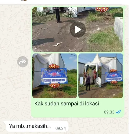 Pengiriman Karangan Bunga Blerong Guntur