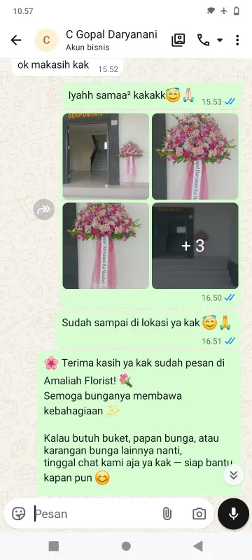 Pengiriman Karangan Bunga Blerong Guntur