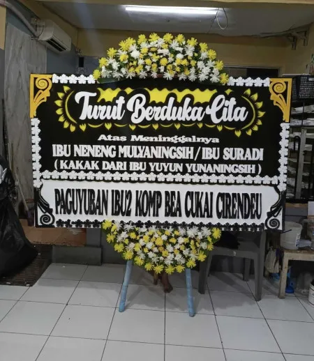 Papan Bunga Duka Blerong Guntur